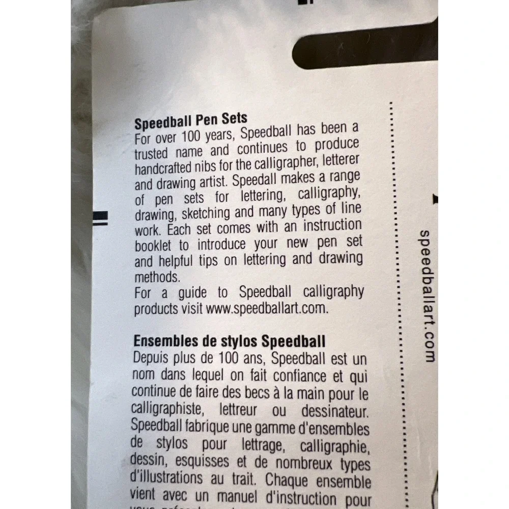 2011 Speedball 2964 Calligraphy Pen 6‎ Nibs 99,56,102,107,108,&512 Sketching NOS